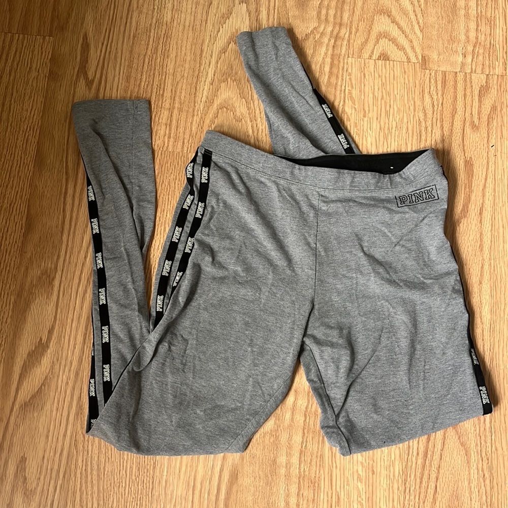 PINK gray leggings